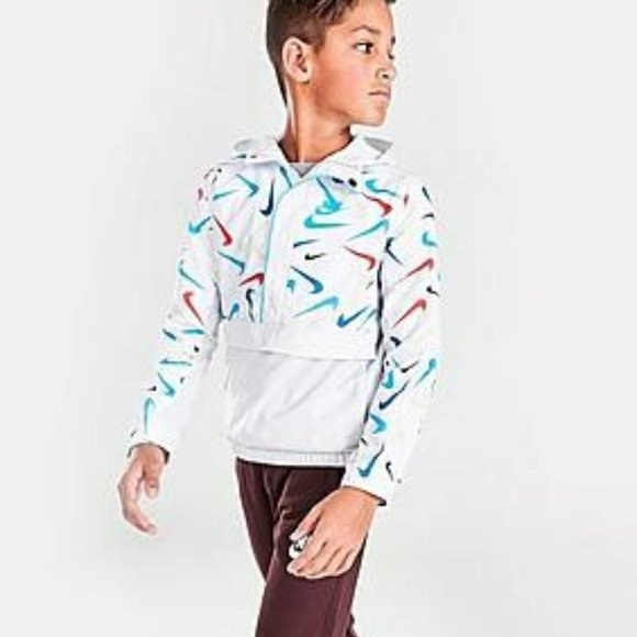 Nike Sportswear Woven Printed Anorak Jacket. Brand New. Kids Size: XL